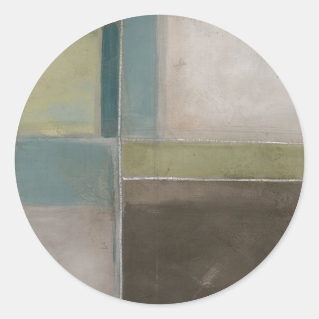 Blues at Dusk II Classic Round Sticker (Front)