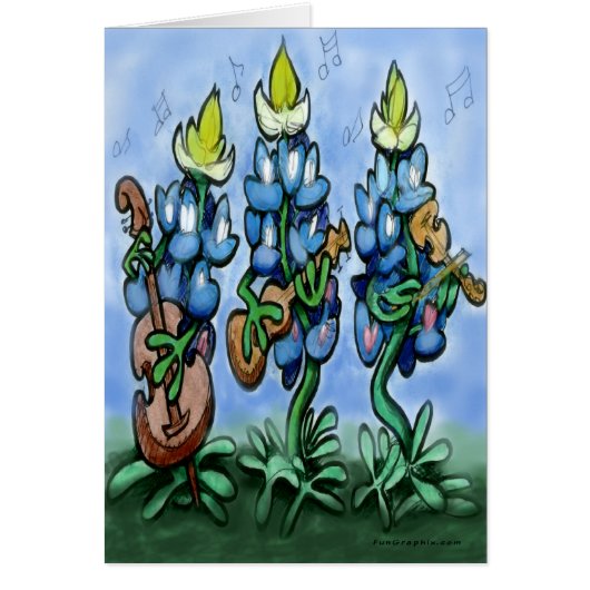 Blues Bonnets Cards (Front)