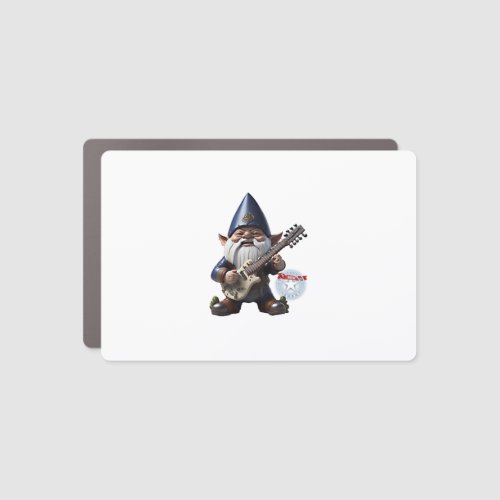 Blues Branded Gnome _ New Texas Republic Imaginary Car Magnet