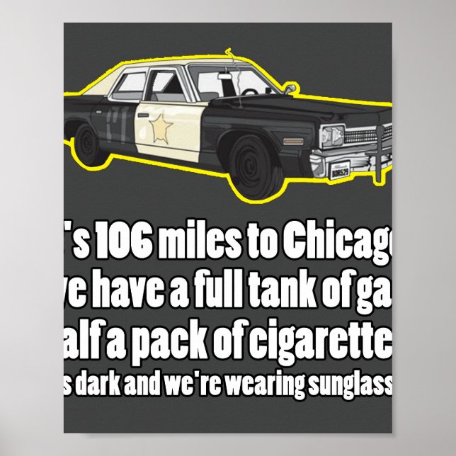 blues brothers bluesmobile movie TV Poster (Front)