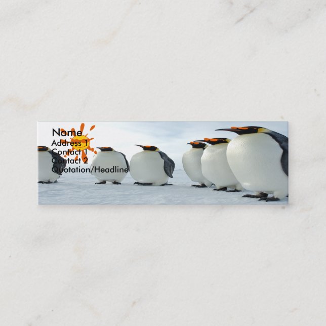 Blues Brothers Mini Business Card (Front)