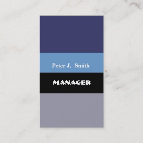 Classic Marketing Royal Blue Business Cards
