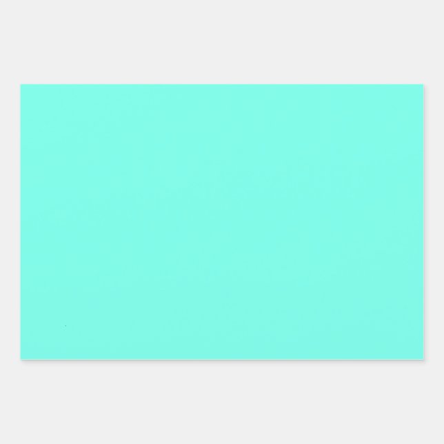 Blues Colors Wrapping Paper Sheets (Front)