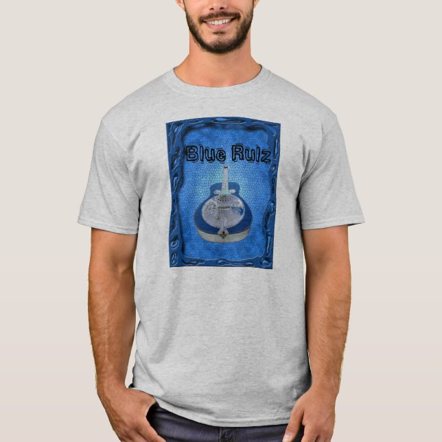 Blues/Dobro t shirt (Front)