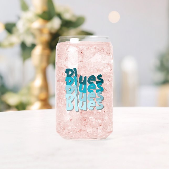 Blues Drinkware Set Can Glass (Insitu (Wedding))