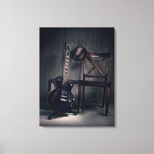Blues Guitar Canvas Print