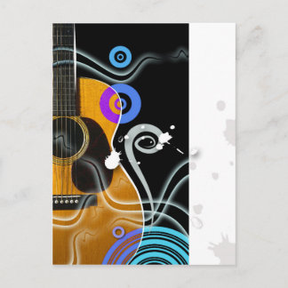 Blues Guitar Postcard
