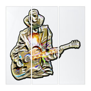 Blues Guitarist – Feel the Music Art