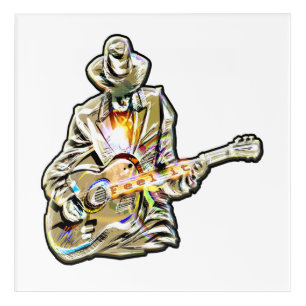Blues Guitarist – Feel the Music Art