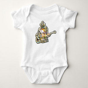 Blues Guitarist – Feel the Music Art Baby Bodysuit