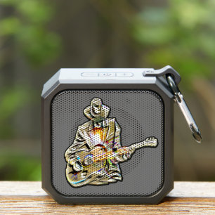 Blues Guitarist – Feel the Music Art Bluetooth Speaker