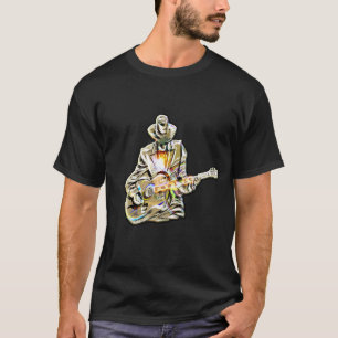Blues Guitarist – Feel the Music Art T-Shirt