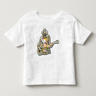 Blues Guitarist – Feel the Music Art Toddler T-shirt