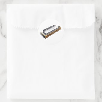 Blues Harmonica - Sticker | Zazzle