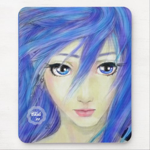 Blues Have It Original Anime Character Mini Clipbo Mouse Pad