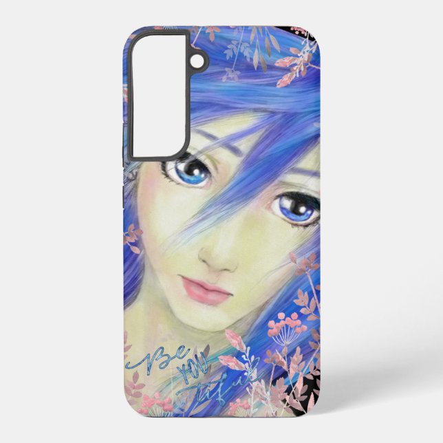 Blues Have It Original Anime Girl Samsung Galaxy Case (Back)