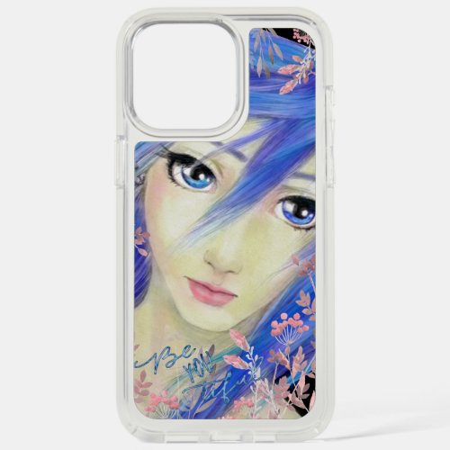 Blues Have It Original Anime Girl iPhone 15 Pro Max Case