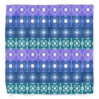 Blues Hip Aztec Pattern Bandana