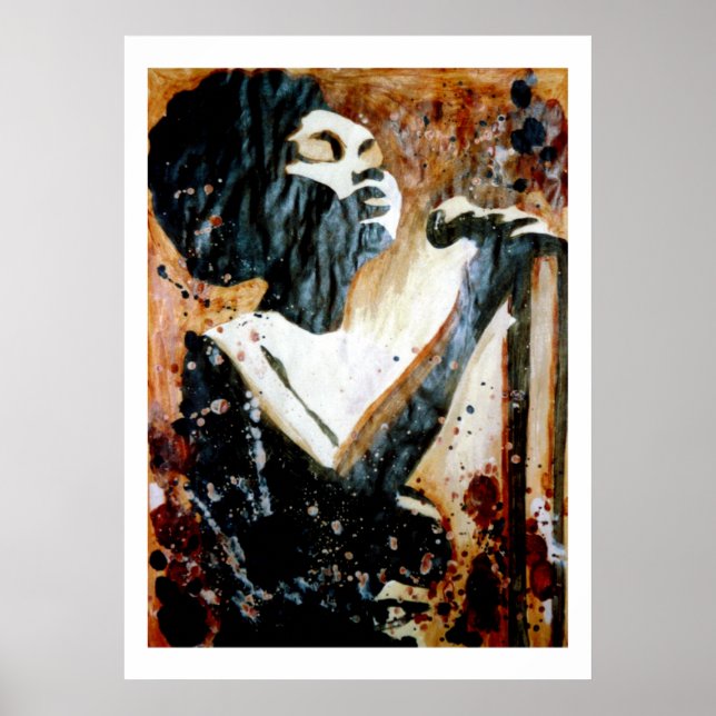 Blues In Brown Large Poster (Front)