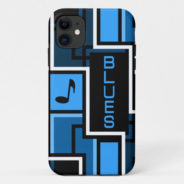 BLUES iPhone Case-Mate Case (Back)