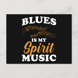 Blues Is My Spirit Music Postcard