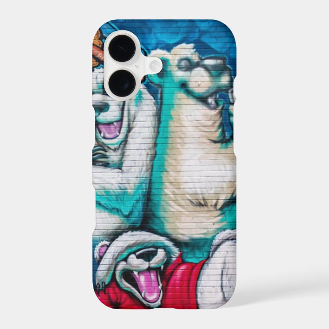  Blues laughing Fun Three Bears Iphone Case (Back)