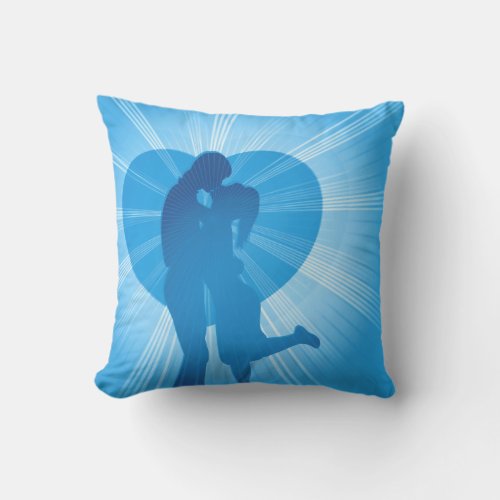 Blues lovers throw pillow