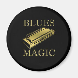 Blues Magic Instrument Harmonica Music Sound Gift Magnet