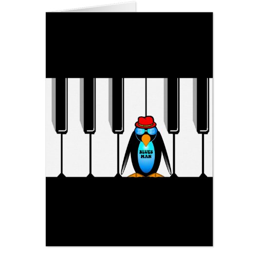 blues man piano cards (Front)