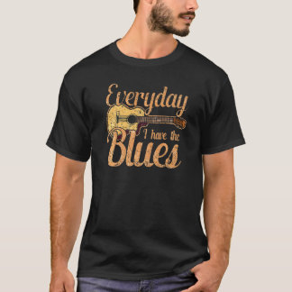 Blues Music Band Vintage Guitar Teacher Blues 1 T-Shirt