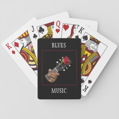 Blues Music  Poker Cards