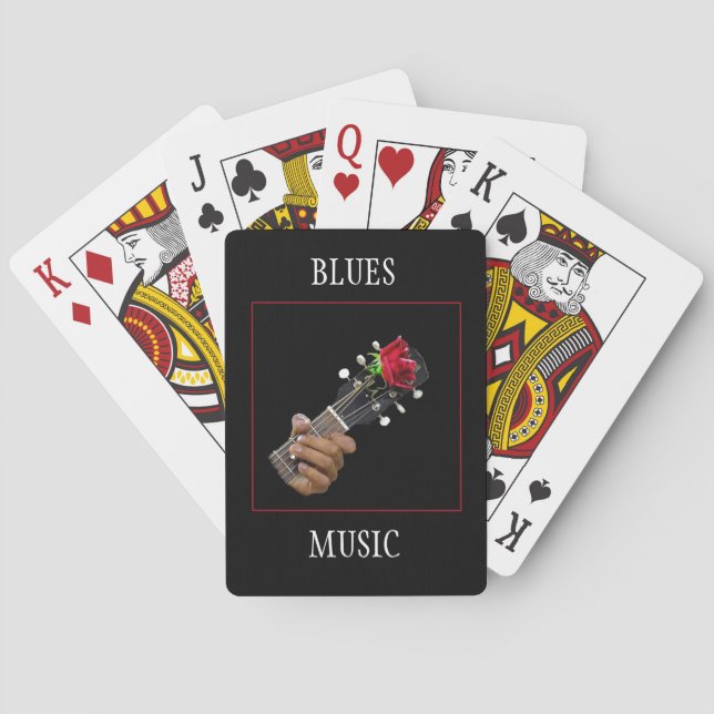 Blues Music  Poker Cards (Back)