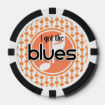 Blues Music Poker Chips at Zazzle