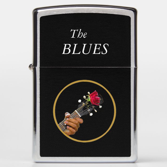 Blues Music Zippo Lighter (Front)