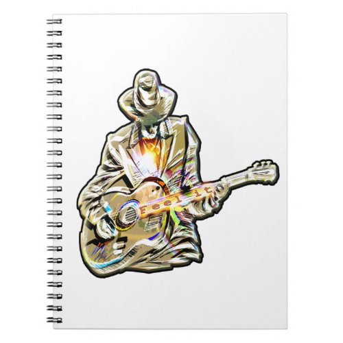 Blues Musician _ Feel the music     Notebook