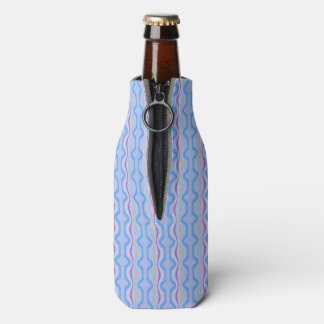 Blues & Purples Retro Bottle Cooler