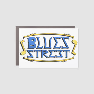 Blues Street Bumper Magnet