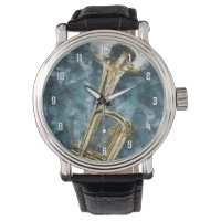 Blues Trumpet Wrist Watch