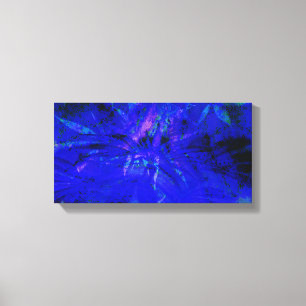 Blues Weed Canvas Print