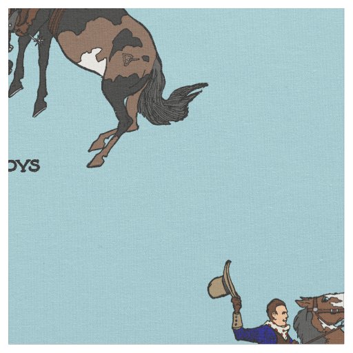 BlueSky Cowboys Fabric