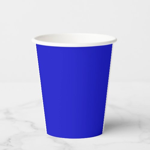 Bluest Blue Paper Cups
