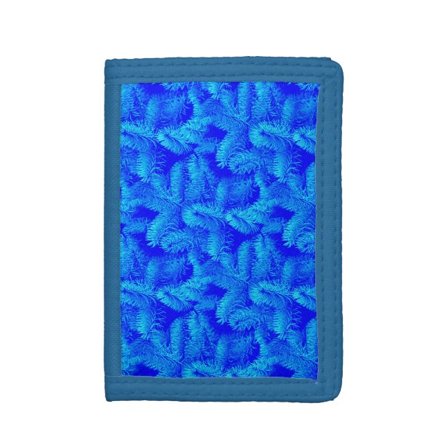 Bluest Spruce Tri-fold Wallet (Front Vertical)
