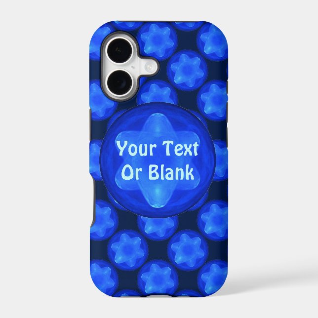 Bluestar Fractal Iphone Case (Back)