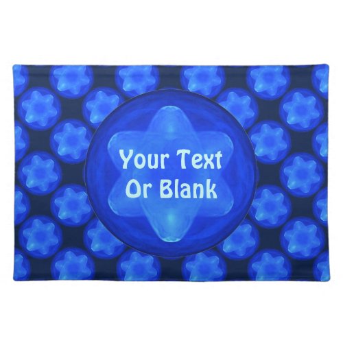 Bluestar Fractal Placemat