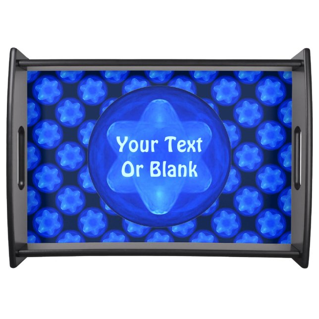 Bluestar Fractal Serving Tray (Front)