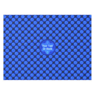 Bluestar Fractal Tablecloth