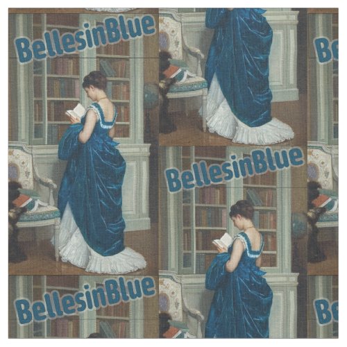 Bluestocking Belles Logo by Toulemouche Fabric