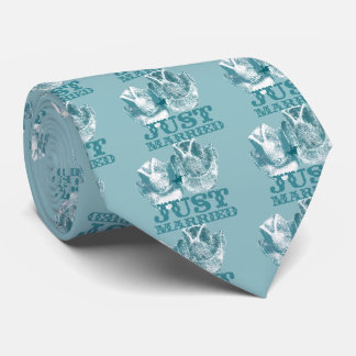 Bluestone Teal Western Horse Ranch Farm Wedding Tie