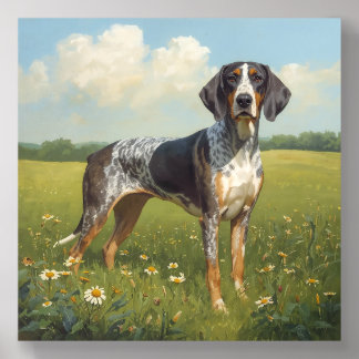 Bluetick Coonhound Acrylic Photo Tile