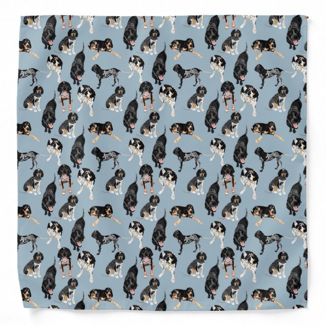 Bluetick Coonhound  Bandana (Front)